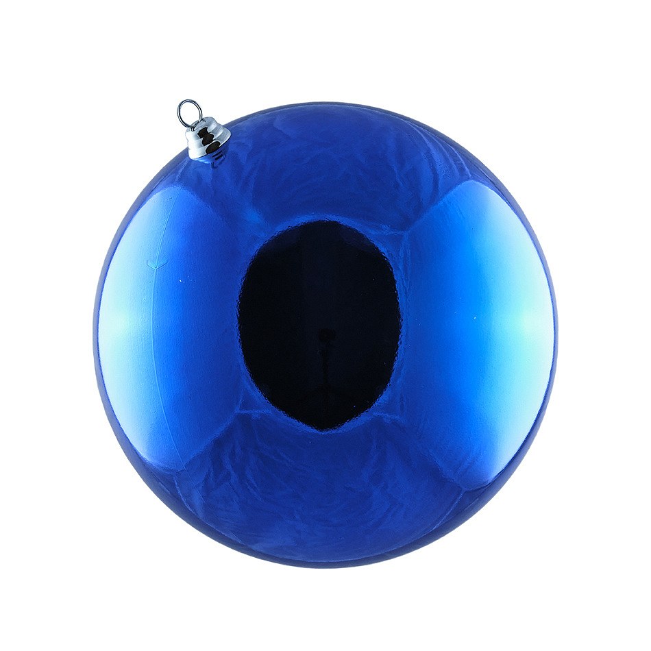 Plastová koule, prům. 40 cm, modrá, lesklá