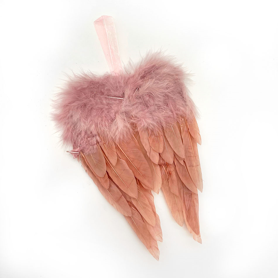 Andělská křídla, 10 x 15 cm, růžová