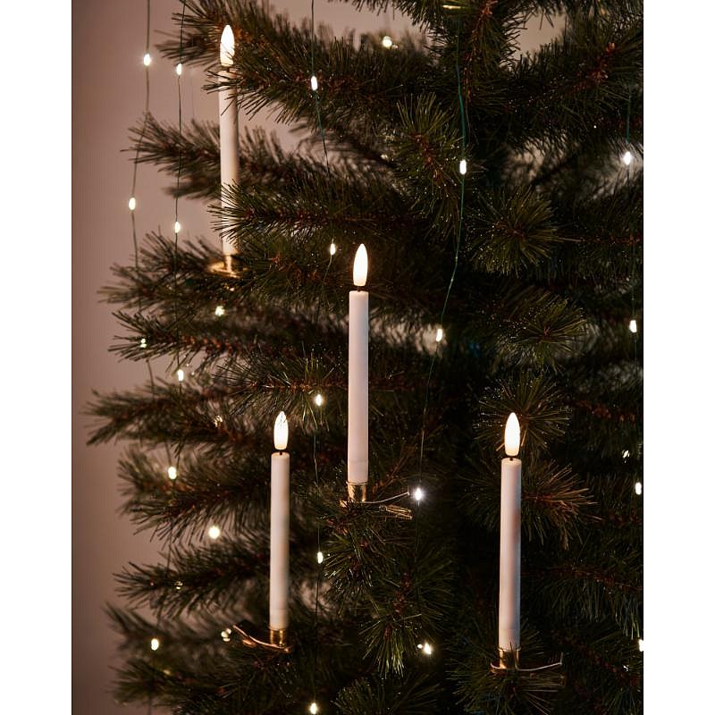 LED svíčky Saille na vánoční stromeček, 10ks