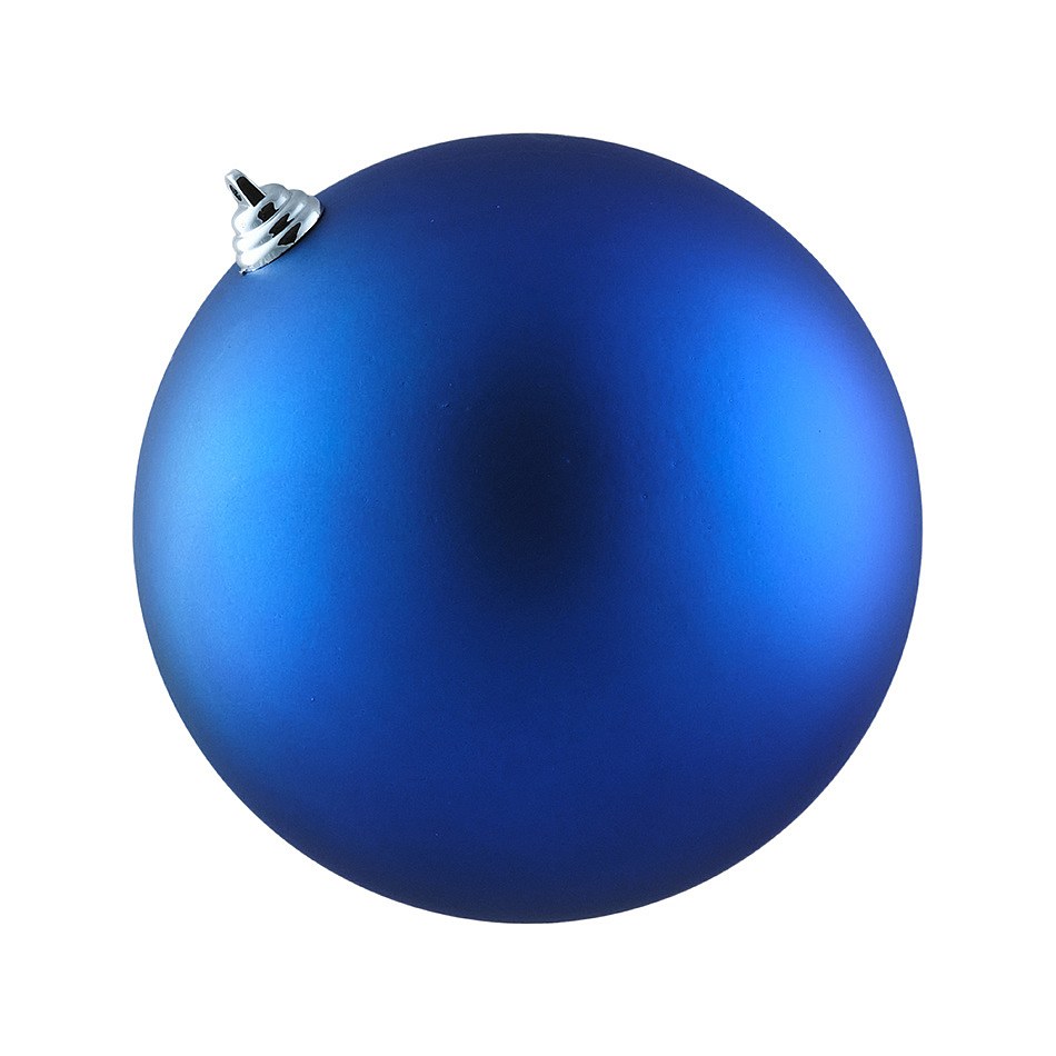Plastová koule, prům. 20 cm, modrá matná, venkovní